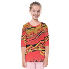 Warrior s Spirit  Kids  Quarter Sleeve Raglan Tee