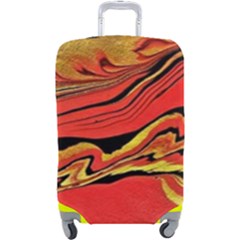 Warrior s Spirit  Luggage Cover (large) by BrenZenCreations
