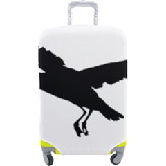 Seagull Flying Silhouette Drawing 2 Luggage Cover (large)