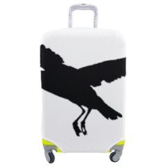 Seagull Flying Silhouette Drawing 2 Luggage Cover (medium)