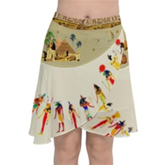 Egyptian Magic Chiffon Chiffon Wrap Front Skirt by ladysharonawitchery