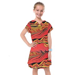 Warrior Spirit Kids  Drop Waist Dress by BrenZenCreations