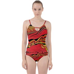 Warrior Spirit Cut Out Top Tankini Set by BrenZenCreations