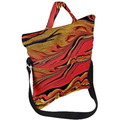 Warrior Spirit Fold Over Handle Tote Bag by BrenZenCreations