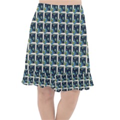 Babuls Illusion Fishtail Chiffon Skirt by Sparkle