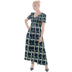 Babuls Illusion Button Up Short Sleeve Maxi Dress by Sparkle
