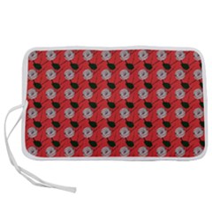 Flowers Pattern Pen Storage Case (l) by Sparkle