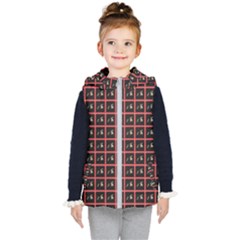 Grill Blocks Kids  Hooded Puffer Vest by Sparkle