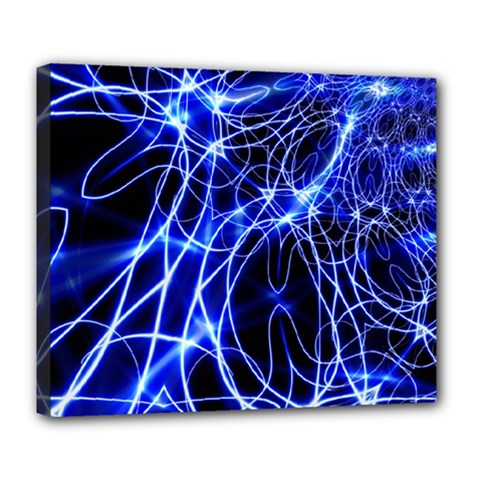 Lines Flash Light Mystical Fantasy Deluxe Canvas 24  X 20  (stretched)