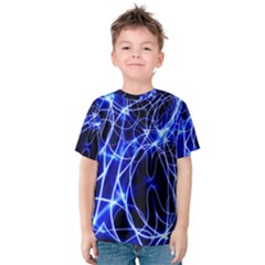 Lines Flash Light Mystical Fantasy Kids  Cotton Tee