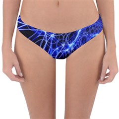 Lines Flash Light Mystical Fantasy Reversible Hipster Bikini Bottoms by Dutashop