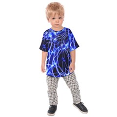 Lines Flash Light Mystical Fantasy Kids  Raglan Tee