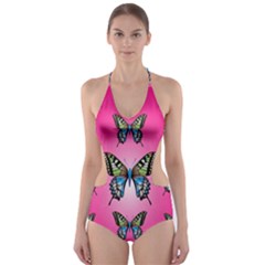 Butterfly Cut-out One Piece Swimsuit