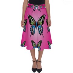 Butterfly Perfect Length Midi Skirt
