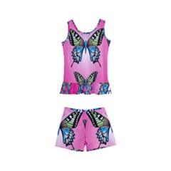 Butterfly Kids  Boyleg Swimsuit