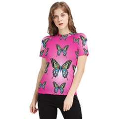 Butterfly Women s Short Sleeve Rash Guard