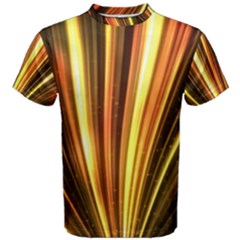 Energy Flash Futuristic Glitter Men s Cotton Tee by Dutashop