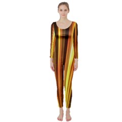 Energy Flash Futuristic Glitter Long Sleeve Catsuit