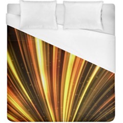 Energy Flash Futuristic Glitter Duvet Cover (king Size)