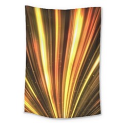 Energy Flash Futuristic Glitter Large Tapestry by Dutashop