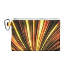 Energy Flash Futuristic Glitter Canvas Cosmetic Bag (medium) by Dutashop