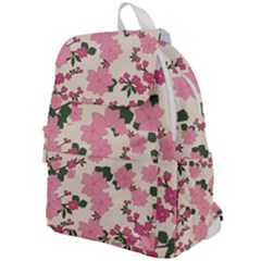 Floral Vintage Flowers Top Flap Backpack by Dutashop