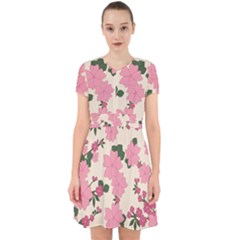 Floral Vintage Flowers Adorable In Chiffon Dress