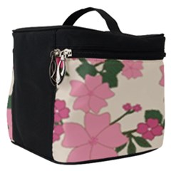 Floral Vintage Flowers Make Up Travel Bag (small)