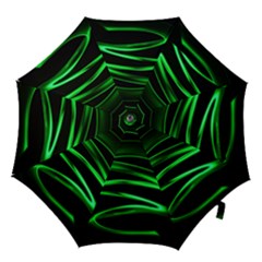 Green Light Painting Zig-zag Hook Handle Umbrellas (small)