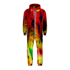 Illustrations Structure Lines Hooded Jumpsuit (kids)