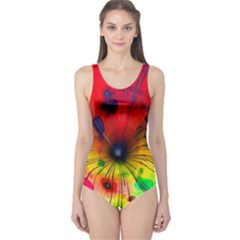 Illustrations Structure Lines One Piece Swimsuit