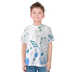 Music Notes Kids  Cotton Tee