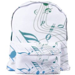 Music Notes Giant Full Print Backpack