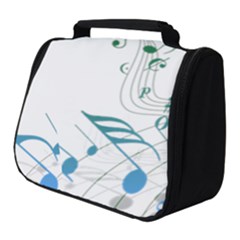 Music Notes Full Print Travel Pouch (small)