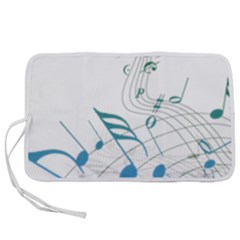 Music Notes Pen Storage Case (m)