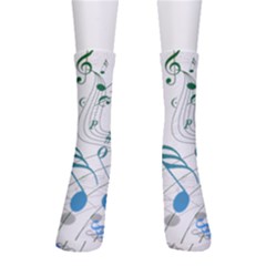 Music Notes Men s Crew Socks by Dutashop