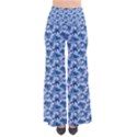 Blue Pattern Scrapbook So Vintage Palazzo Pants View1