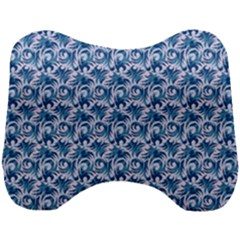 Blue Pattern Scrapbook Head Support Cushion