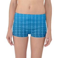 Background Texture Pattern Blue Reversible Boyleg Bikini Bottoms by Dutashop