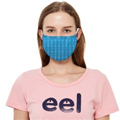 Background Texture Pattern Blue Cloth Face Mask (adult) by Dutashop