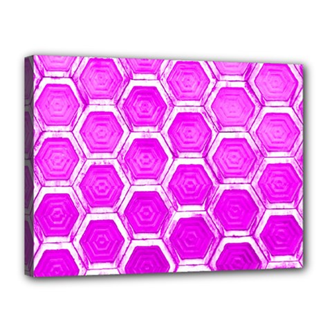 Hexagon Windows  Canvas 16  X 12  (stretched) by essentialimage365