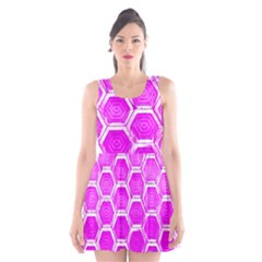 Hexagon Windows  Scoop Neck Skater Dress