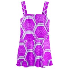 Hexagon Windows  Kids  Layered Skirt Swimsuit