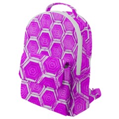 Hexagon Windows  Flap Pocket Backpack (small)