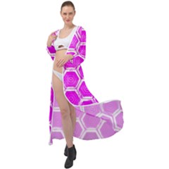 Hexagon Windows  Maxi Chiffon Beach Wrap