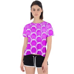 Hexagon Windows  Open Back Sport Tee