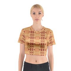 Background Wallpaper Brown Cotton Crop Top