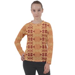 Background Wallpaper Brown Women s Long Sleeve Raglan Tee