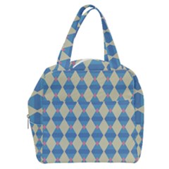 Pattern Texture Chevron Boxy Hand Bag