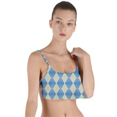 Pattern Texture Chevron Layered Top Bikini Top  by Dutashop